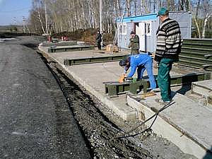 Монтаж автомобильных весов