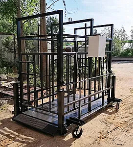 Передвижные весы для животных купить