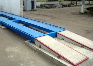 Установка автомобильных весов Установка автомобильных весов