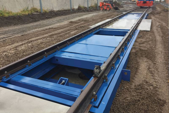 Установка вагонных весов