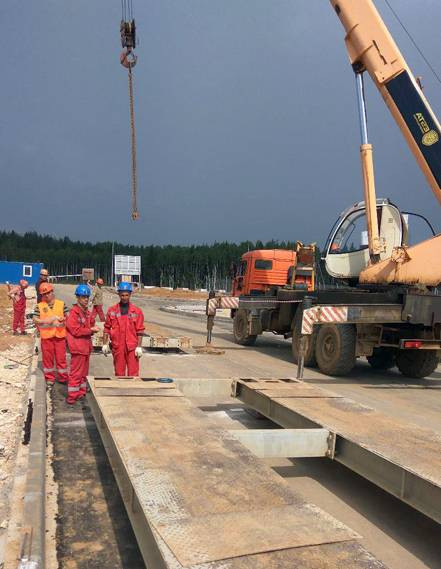 Монтаж автомобильных весов Монтаж автомобильных весов